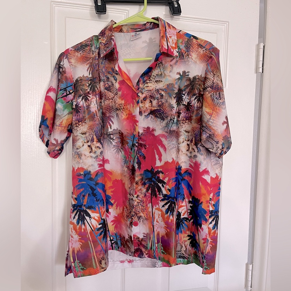 Happy BAY Women's Hawaiian Shirt Aloha Shirt